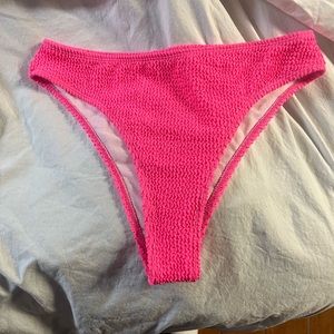 Pink bikini bottom